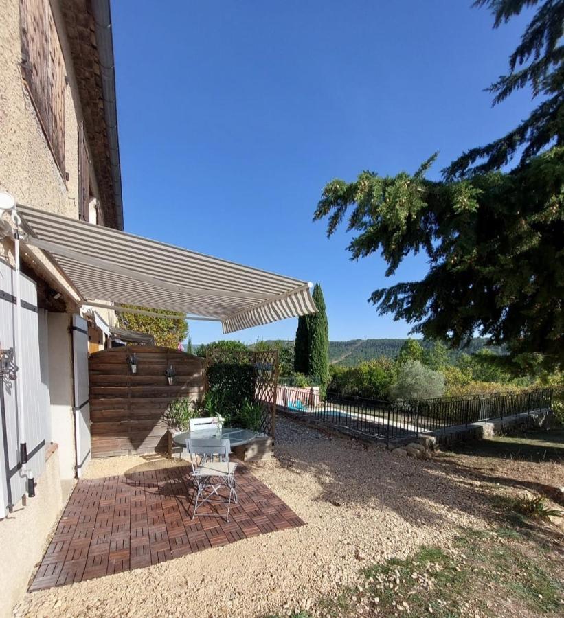 Logement D'Exception Pres Du Colorado Provencal Dans Une Residence Au Calme Avec Piscine Offrant Une Vue Imprenable Sur Le Luberon Depuis Sa Terrasse Viens Екстер'єр фото