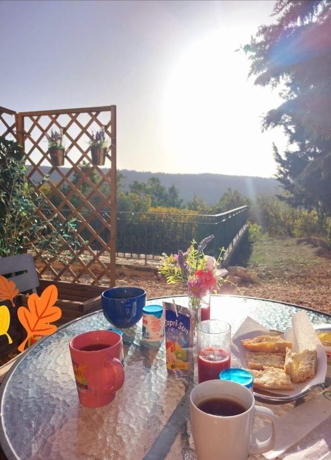 Logement D'Exception Pres Du Colorado Provencal Dans Une Residence Au Calme Avec Piscine Offrant Une Vue Imprenable Sur Le Luberon Depuis Sa Terrasse Viens Екстер'єр фото